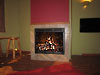 Fireplace in living room - Click to enlarge MzaarVille Chalets Mzaar Kfardebian Lebanon - Fireplace in living room
