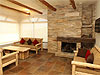 Living area with fireplace - Click to enlarge Triple Jay Faraya Chalets Faraya Lebanon - Living area with fireplace