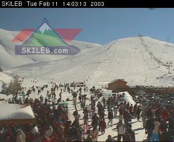 Mzaar Ski Resort Kfardebian Lebanon webcam on 02111916 by SKILEB.com