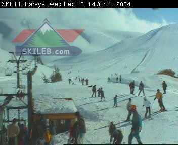 Mzaar Ski Resort Kfardebian Lebanon webcam on 02181814 by SKILEB.com
