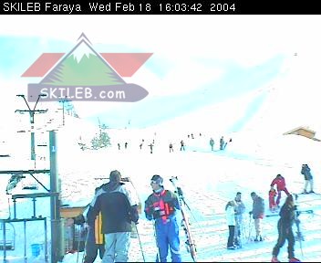 Mzaar Ski Resort Kfardebian Lebanon webcam on 02181916 by SKILEB.com
