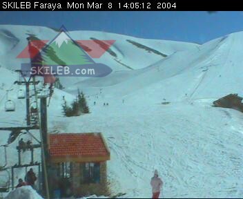 Mzaar Ski Resort Kfardebian Lebanon webcam on 03081814 by SKILEB.com