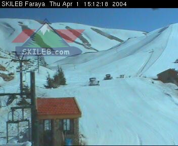 Mzaar Ski Resort Kfardebian Lebanon webcam on 04011016 by SKILEB.com
