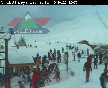 Mzaar Ski Resort Kfardebian Lebanon webcam on 02121613 by SKILEB.com