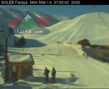 Mzaar Ski Resort Kfardebian Lebanon webcam on 03141807 by SKILEB.com