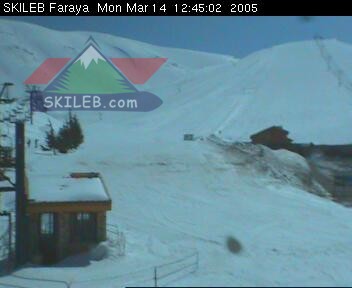 Mzaar Ski Resort Kfardebian Lebanon webcam on 03141512 by SKILEB.com