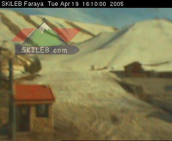 Mzaar Ski Resort Kfardebian Lebanon webcam on 04191506 by SKILEB.com