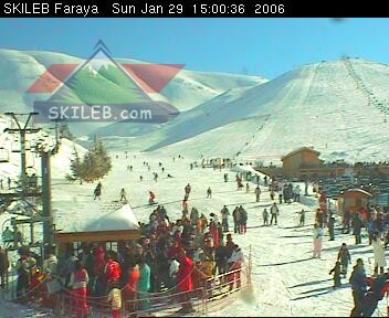 Mzaar Ski Resort Kfardebian Lebanon webcam on 01291515 by SKILEB.com