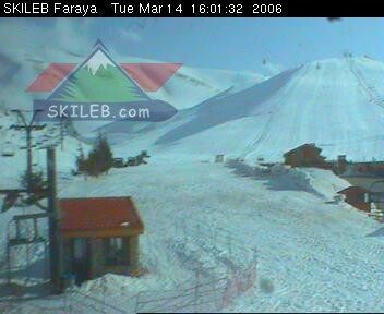 Mzaar Ski Resort Kfardebian Lebanon webcam on 03141807 by SKILEB.com