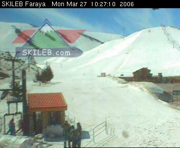 Mzaar Ski Resort Kfardebian Lebanon webcam on 03272410 by SKILEB.com