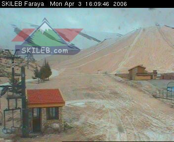 Mzaar Ski Resort Kfardebian Lebanon webcam on 04031407 by SKILEB.com