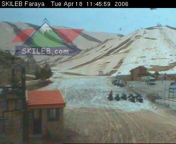 Mzaar Ski Resort Kfardebian Lebanon webcam on 04181916 by SKILEB.com