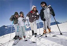 Ski lessons in Faraya
