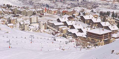 Mzaar ski resort previously known as Faraya Mzaar- InterContinental Mzaar hotel