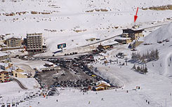 Les Elfes ski school location map in Faraya Mzaar ski resort