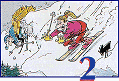 Control your speed on ski slopes