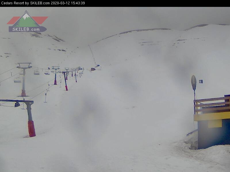 CEDARS Lebanon webcam on 03121015 by SKILEB.com