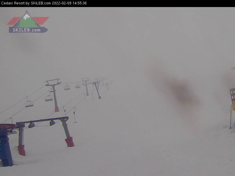 CEDARS Lebanon webcam on 02091014 by SKILEB.com