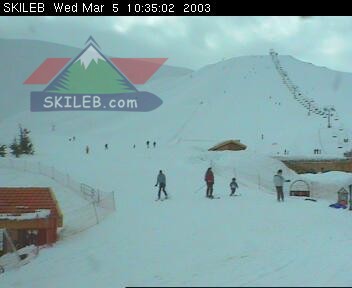 Mzaar Ski Resort Kfardebian Lebanon webcam on 03052110 by SKILEB.com