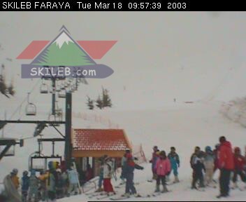 Mzaar Ski Resort Kfardebian Lebanon webcam on 031817 by SKILEB.com