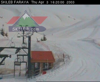 Mzaar Ski Resort Kfardebian Lebanon webcam on 04031309 by SKILEB.com