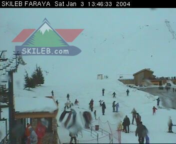 Mzaar Ski Resort Kfardebian Lebanon webcam on 01031016 by SKILEB.com