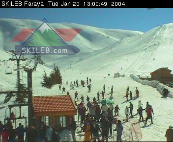 Mzaar Ski Resort Kfardebian Lebanon webcam on 01202016 by SKILEB.com
