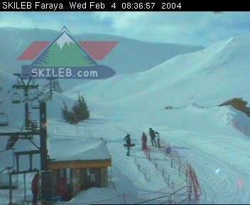 Mzaar Ski Resort Kfardebian Lebanon webcam on 02041208 by SKILEB.com