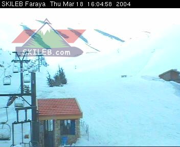 Mzaar Ski Resort Kfardebian Lebanon webcam on 031817 by SKILEB.com