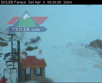Mzaar Ski Resort Kfardebian Lebanon webcam on 04031309 by SKILEB.com