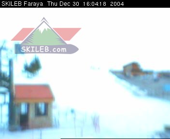 Mzaar Ski Resort Kfardebian Lebanon webcam on 123009 by SKILEB.com