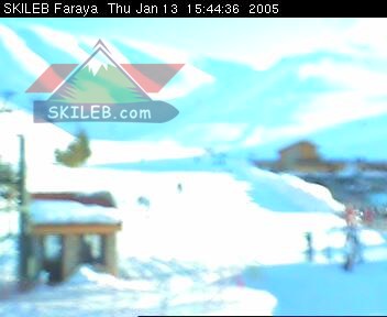Mzaar Ski Resort Kfardebian Lebanon webcam on 01132115 by SKILEB.com