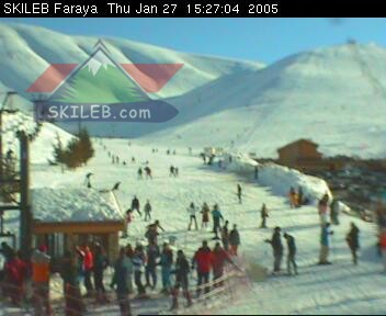 Mzaar Ski Resort Kfardebian Lebanon webcam on 01272115 by SKILEB.com