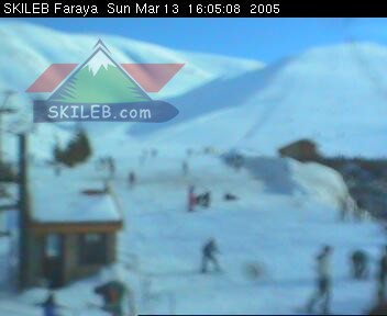Mzaar Ski Resort Kfardebian Lebanon webcam on 03131017 by SKILEB.com