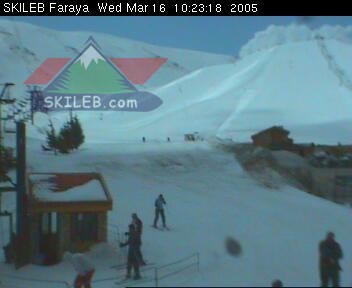 Mzaar Ski Resort Kfardebian Lebanon webcam on 03161910 by SKILEB.com