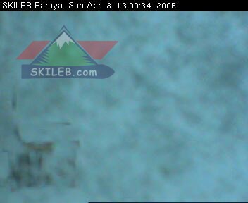 Mzaar Ski Resort Kfardebian Lebanon webcam on 04031309 by SKILEB.com