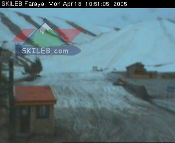 Mzaar Ski Resort Kfardebian Lebanon webcam on 04181210 by SKILEB.com