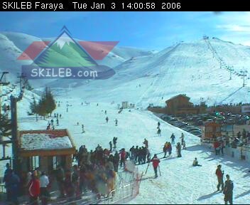 Mzaar Ski Resort Kfardebian Lebanon webcam on 01031016 by SKILEB.com