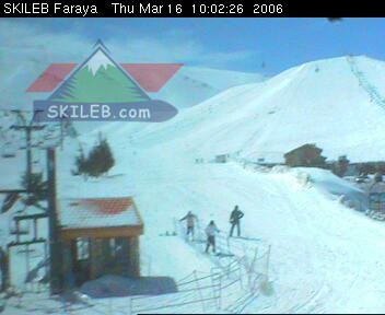 Mzaar Ski Resort Kfardebian Lebanon webcam on 03161910 by SKILEB.com