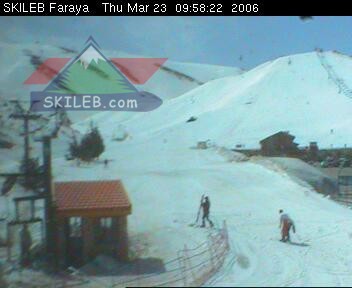 Mzaar Ski Resort Kfardebian Lebanon webcam on 03232209 by SKILEB.com