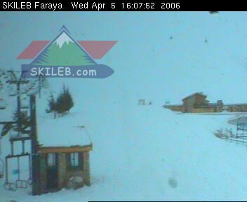 Mzaar Ski Resort Kfardebian Lebanon webcam on 04052015 by SKILEB.com