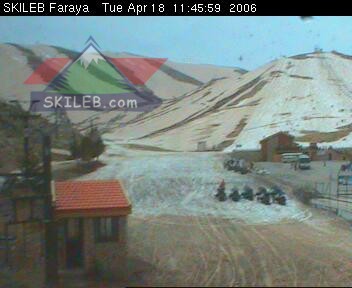Mzaar Ski Resort Kfardebian Lebanon webcam on 04181210 by SKILEB.com