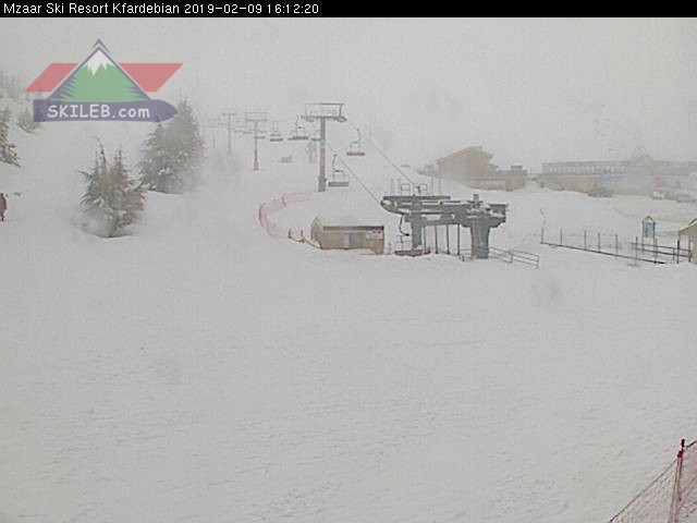 Mzaar Ski Resort Kfardebian Lebanon webcam on 02091016 by SKILEB.com