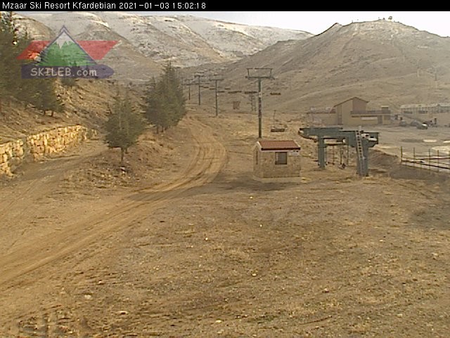 Mzaar Ski Resort Kfardebian Lebanon webcam on 01031016 by SKILEB.com