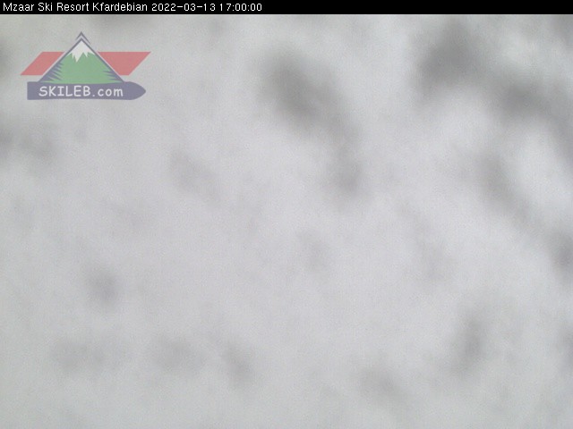 Mzaar Ski Resort Kfardebian Lebanon webcam on 03131017 by SKILEB.com