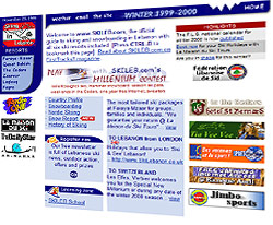 SKILEB.com design of 1999