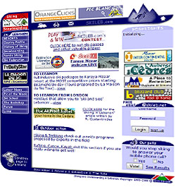 SKILEB.com design of 2001