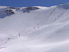 Black ski slope in Faraya Mzaar Lebanon