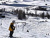 Skiing in Qanat Bakiche ski resort Lebanon