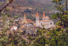 Becharry village north of Lebanon